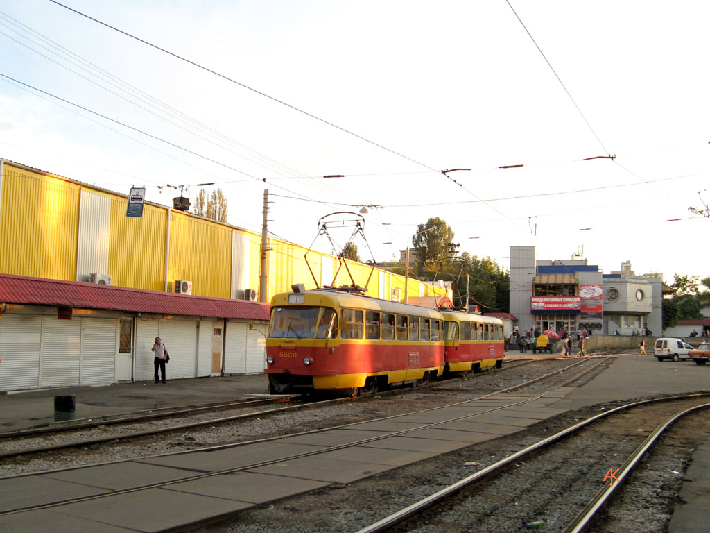 Киев, Tatra T3SU № 5530; Киев — Трамвайные линии: Скоростной трамвай Киев, Tatra T3SU № 5530; Киев — Трамвайные линии: Скоростной трамвай