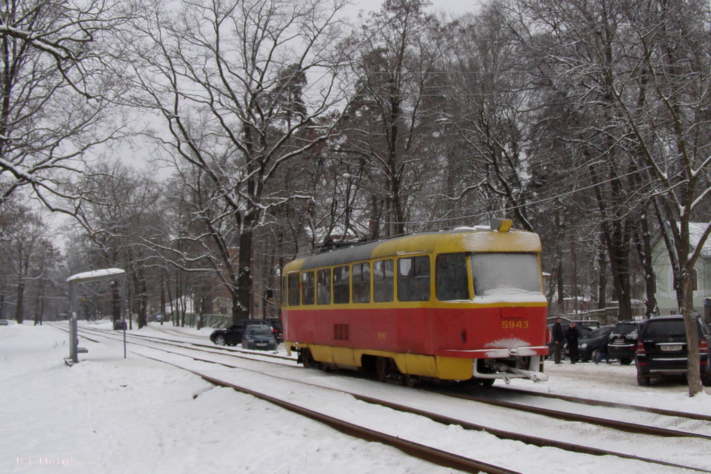 Киев, Tatra T3SU № 5943