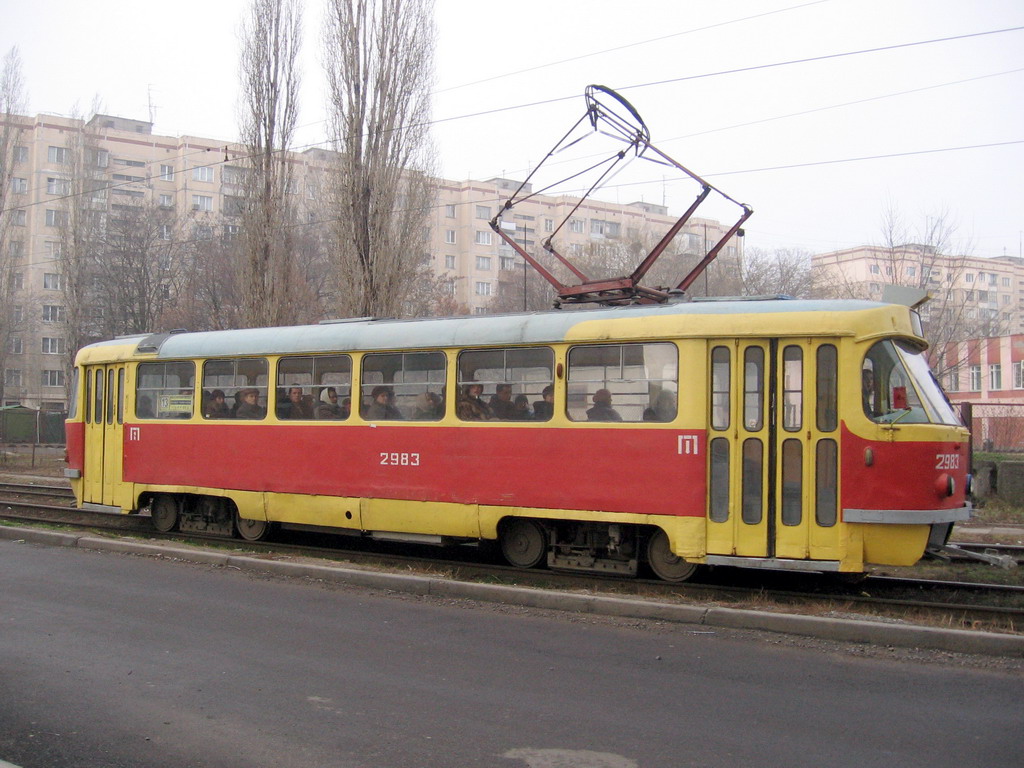 Odessa, Tatra T3SU (2-door) № 2983