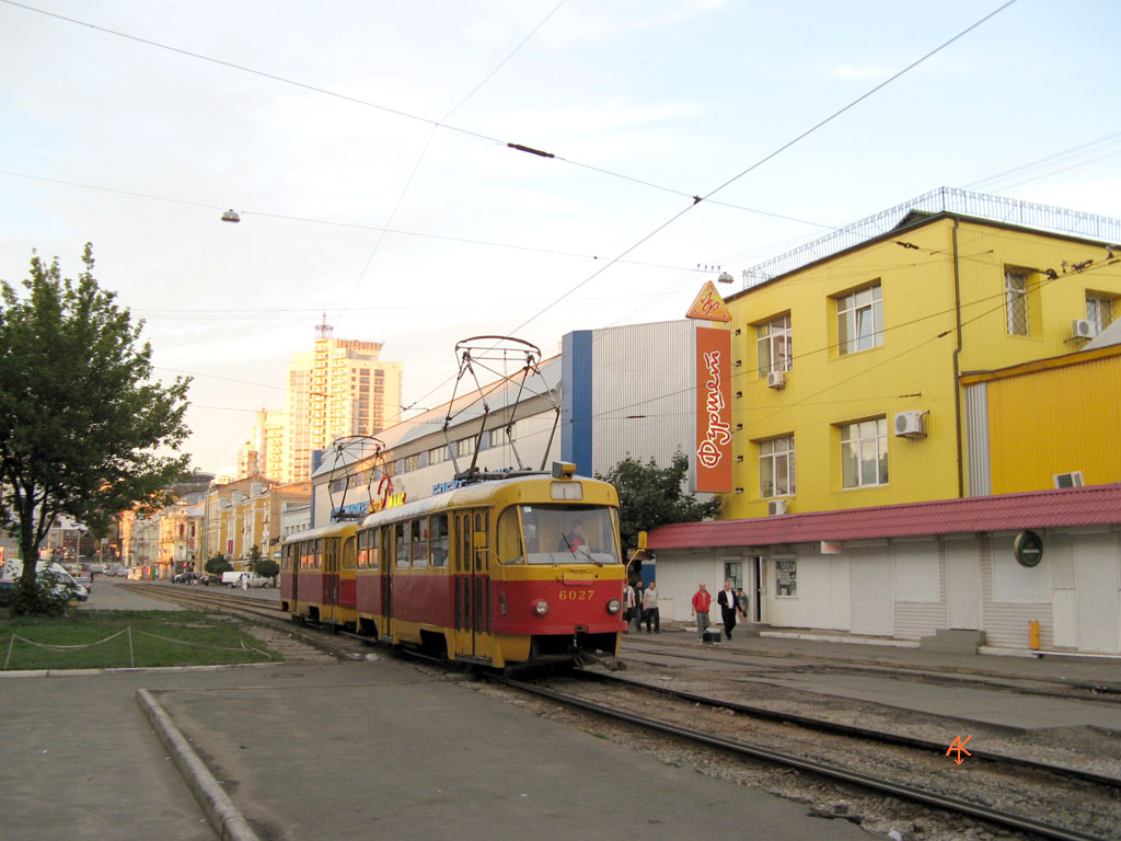 Киев, Tatra T3SU № 6027; Киев — Трамвайные линии: Скоростной трамвай