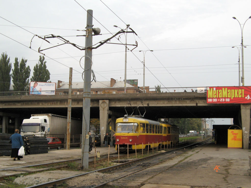 Киев, Tatra T3SU № 5568; Киев — Трамвайные линии: Скоростной трамвай