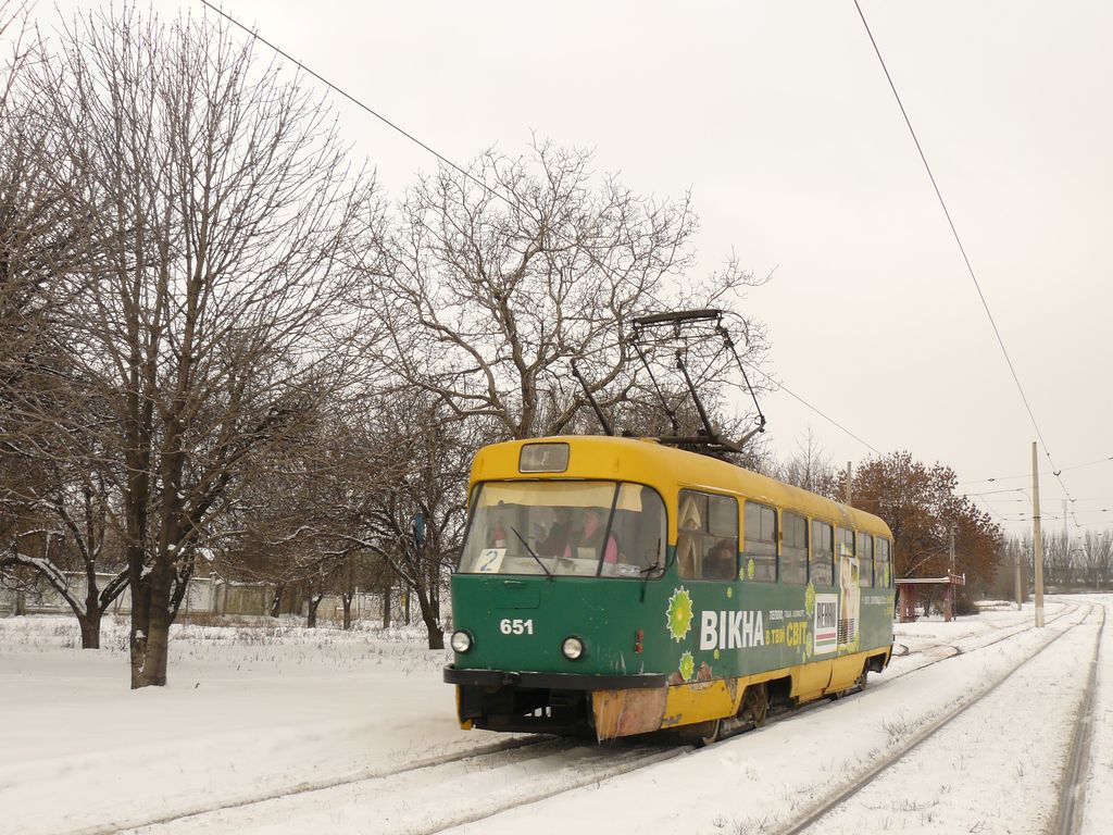 Каменское, Tatra T3SU № 651