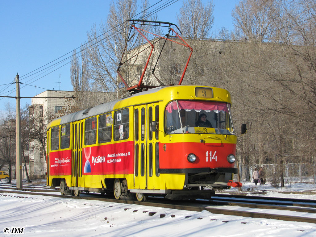 Волжский, Tatra T3SU № 114