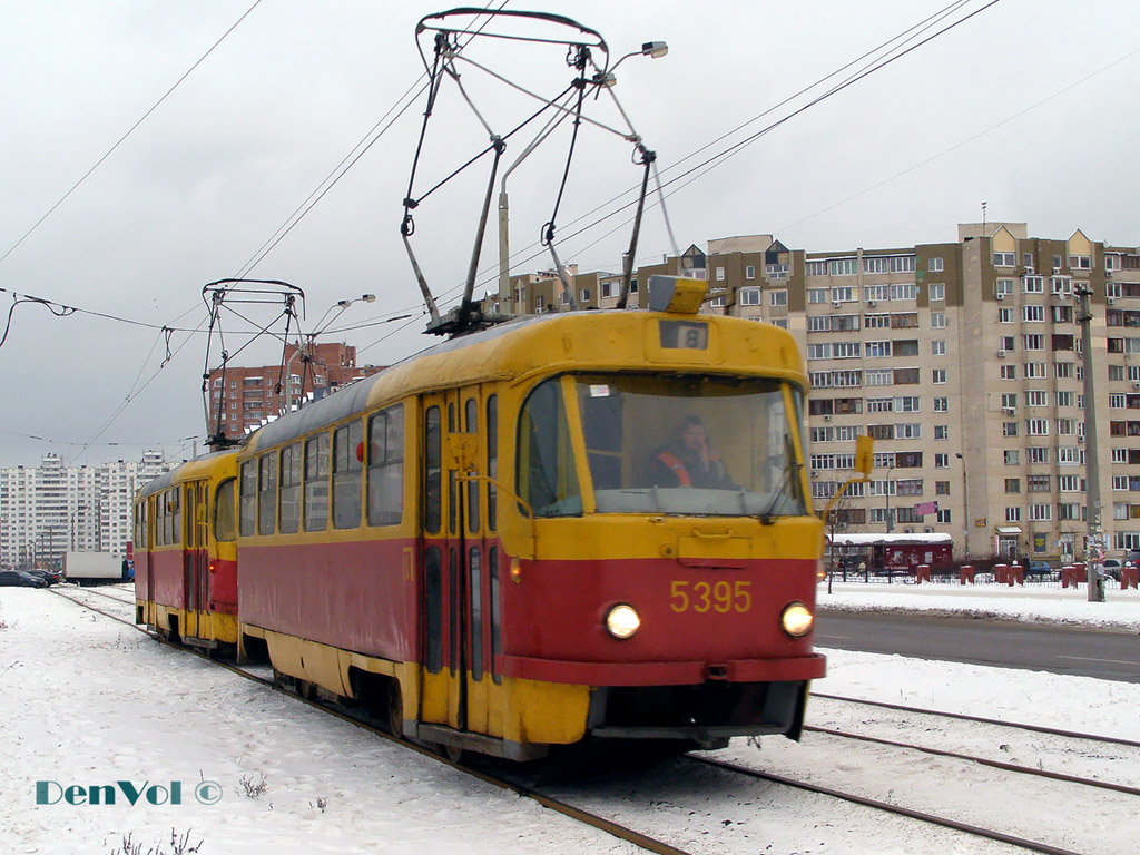 Киев, Tatra T3SU (двухдверная) № 5395