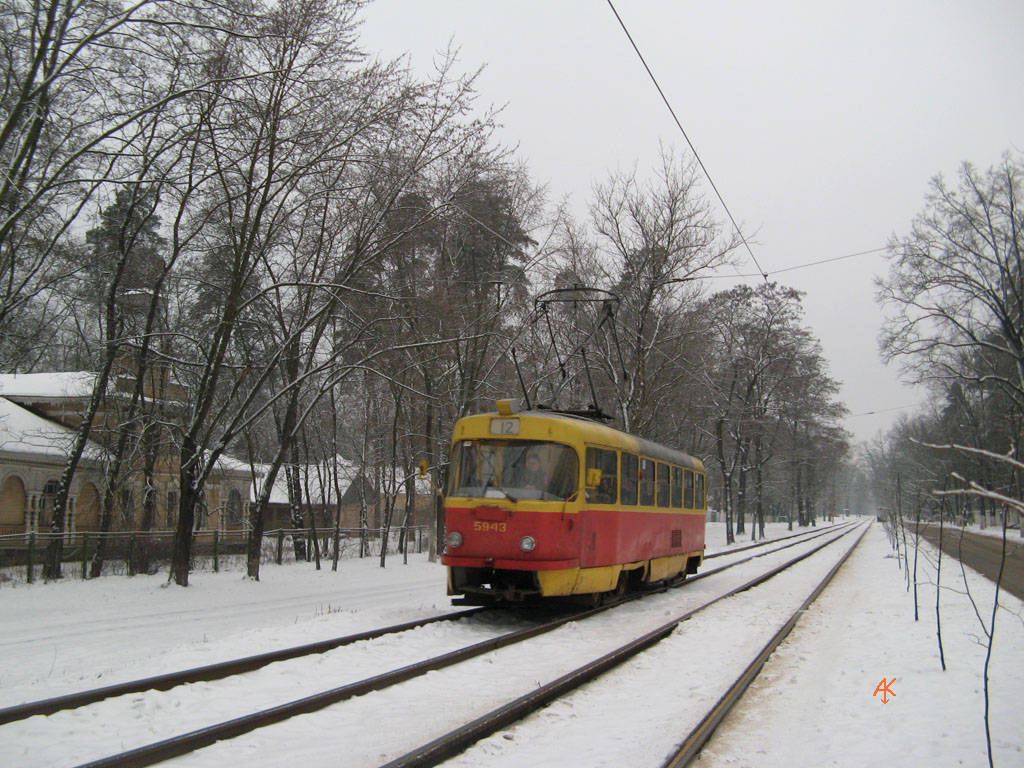 Киев, Tatra T3SU № 5943