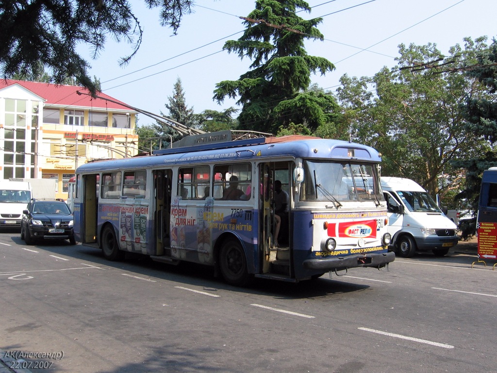 Крымский троллейбус, Škoda 9TrH29 № 7750
