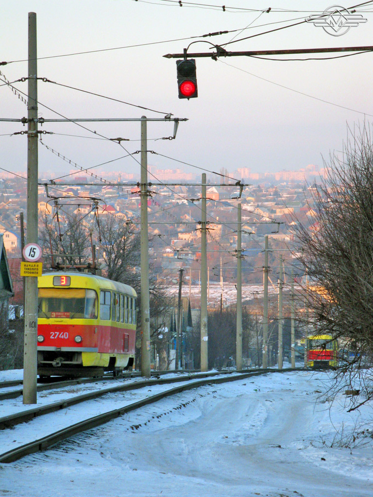Volgograd, Tatra T3SU N°. 2740; Volgograd — Tram lines: [2] Second depot — South