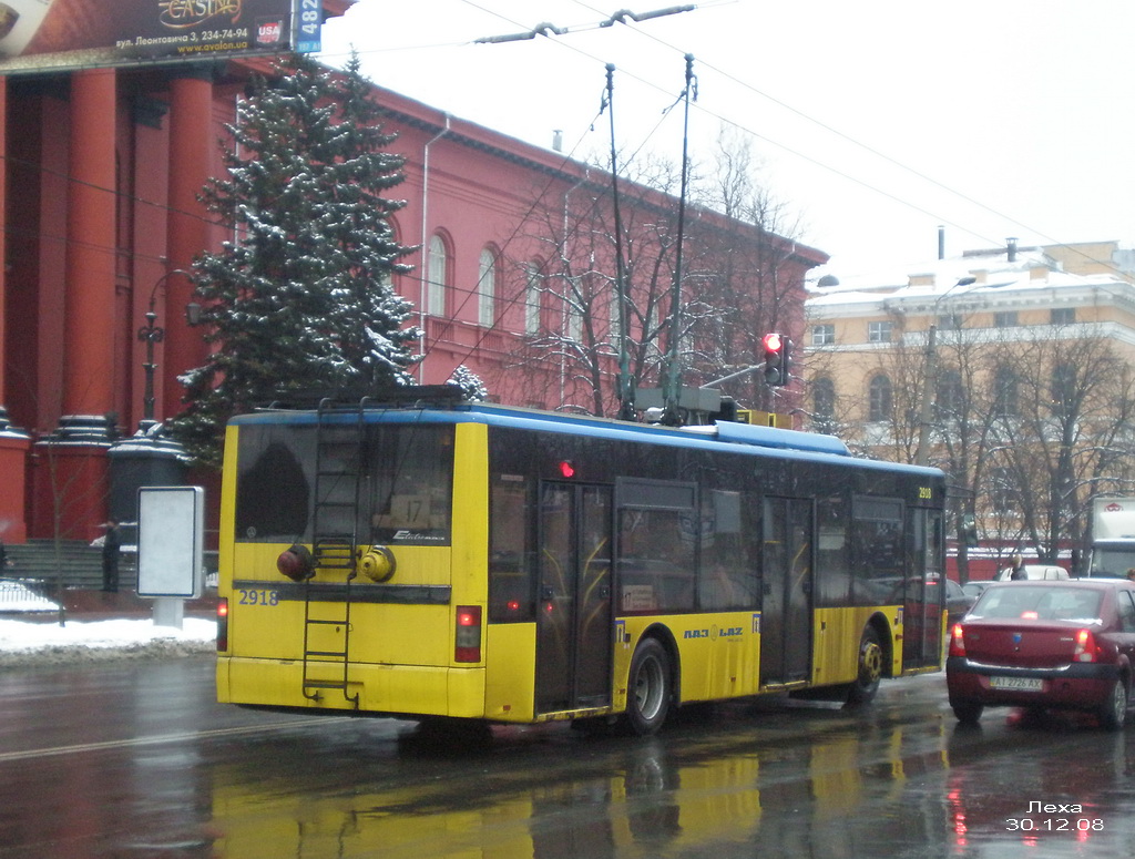 Киев, ЛАЗ E183D1 № 2918