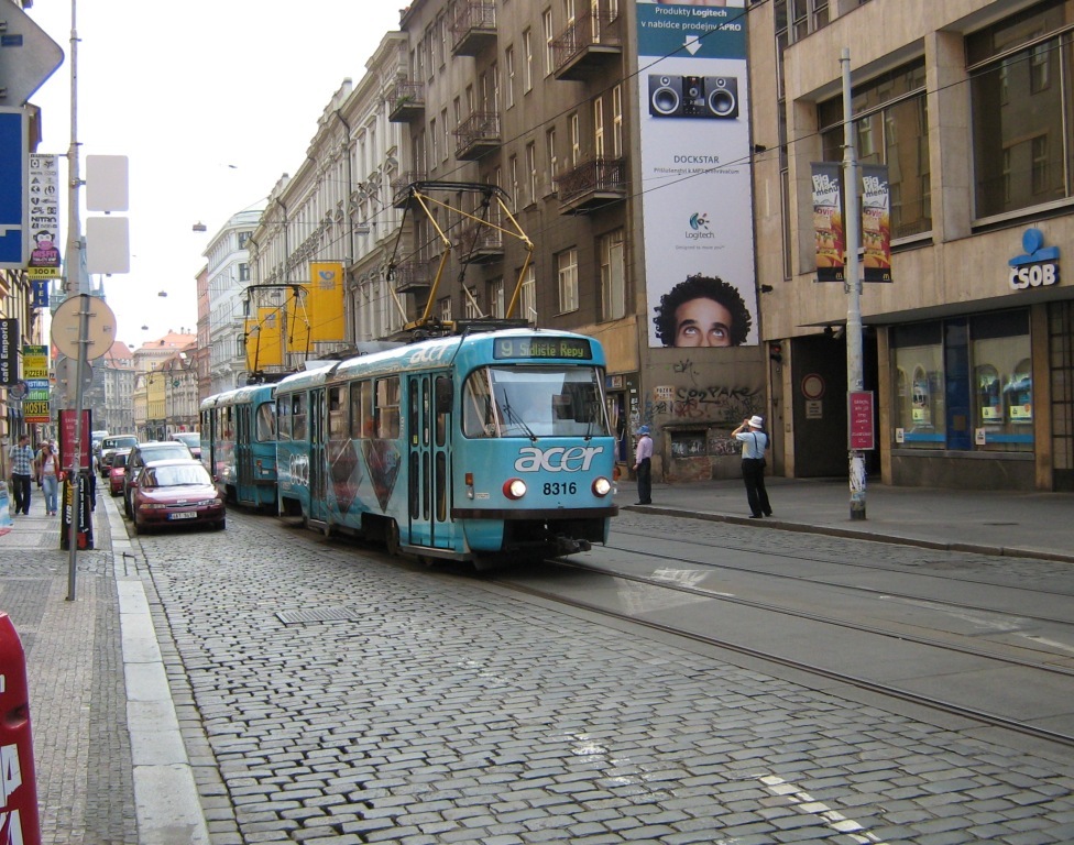 Прага, Tatra T3R.P № 8316 Прага, Tatra T3R.P № 8316