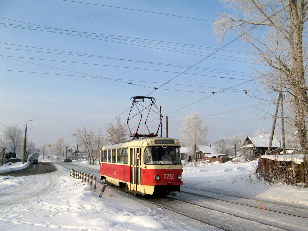 Ижевск, Tatra T3SU (двухдверная) № 2213