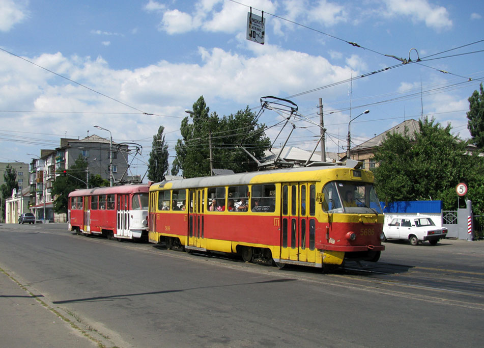 Киев, Tatra T3SU № 5686