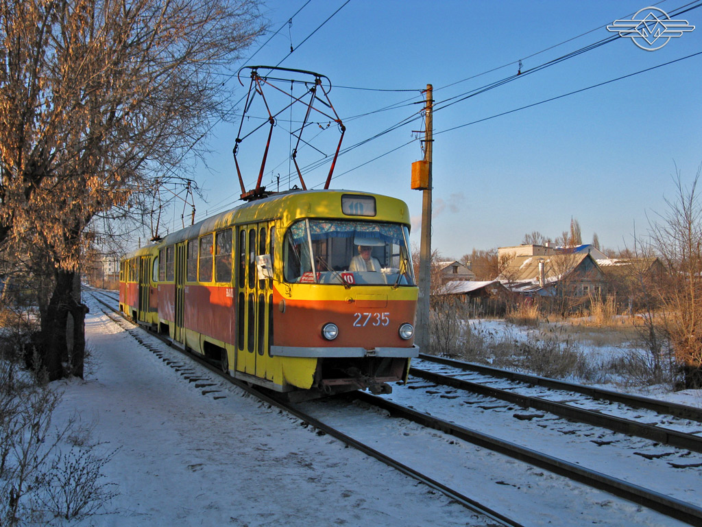 Volgograda, Tatra T3SU № 2735; Volgograda, Tatra T3SU № 2736