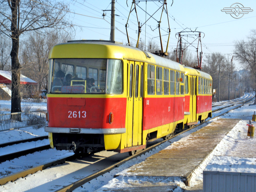 Волгоград, Tatra T3SU (двухдверная) № 2613