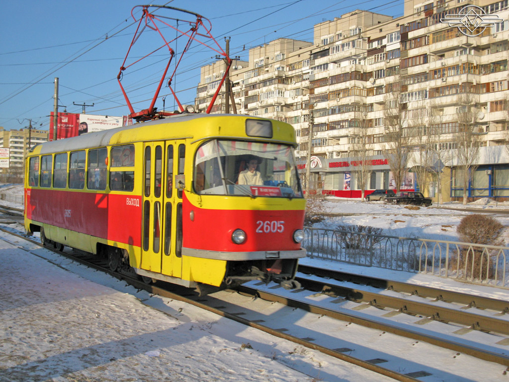 Wolgograd, Tatra T3SU (2-door) Nr. 2605