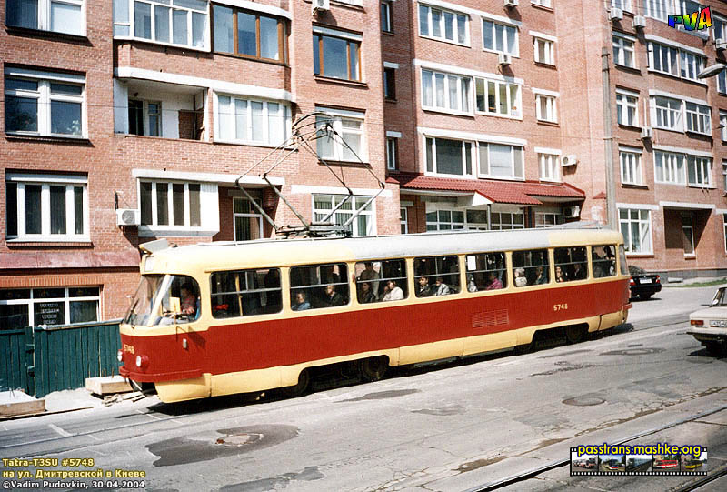 Киев, Tatra T3SU № 5748
