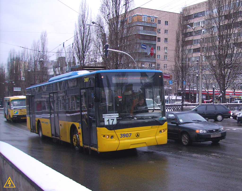 Киев, ЛАЗ E183D1 № 3907 Киев, ЛАЗ E183D1 № 3907