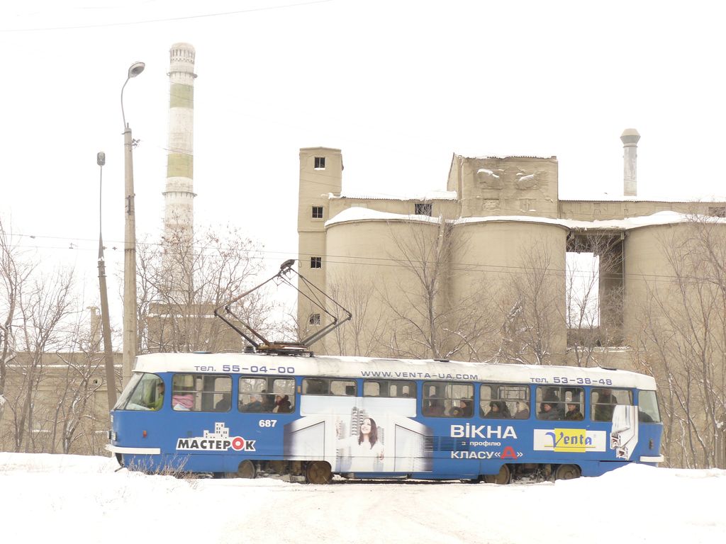 Каменское, Tatra T3SU № 687