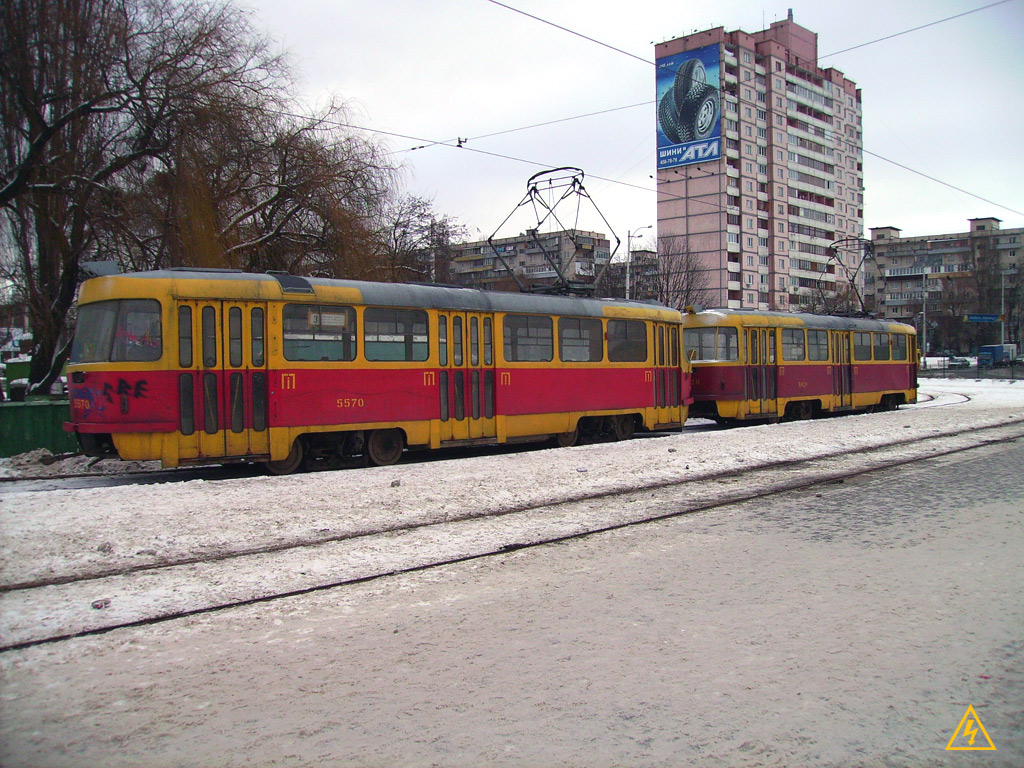 Киев, Tatra T3SU № 5570