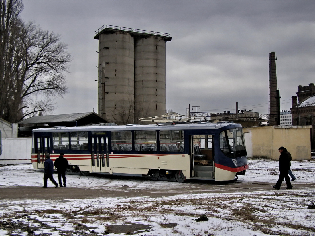 Одесса, К1 № 7011; Одесса — 03.01.2009 — Прибытие нового вагона № 7011