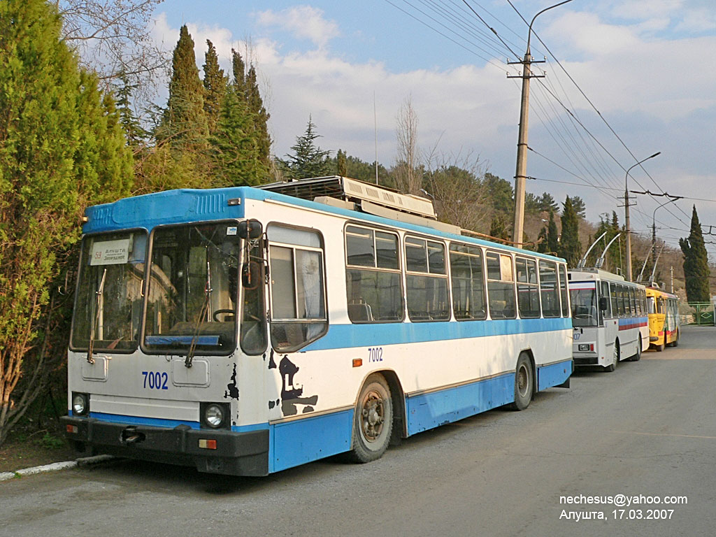 Крымский троллейбус, ЮМЗ Т2.09 № 7002