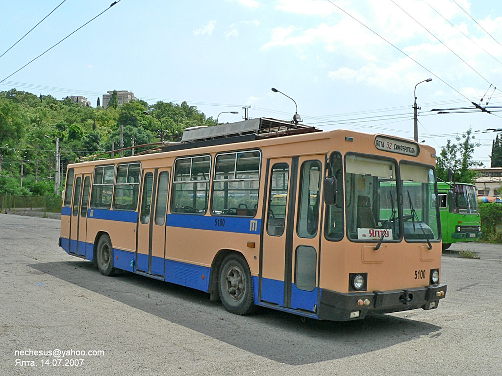 Крымский троллейбус, ЮМЗ Т2.09 № 5100