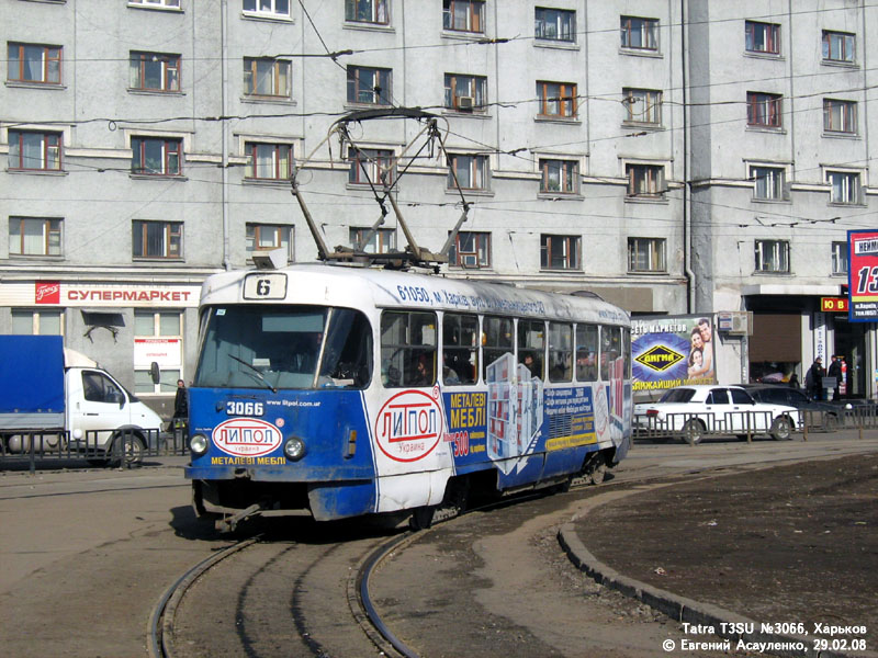 Harkov, Tatra T3SU Nr. 3066