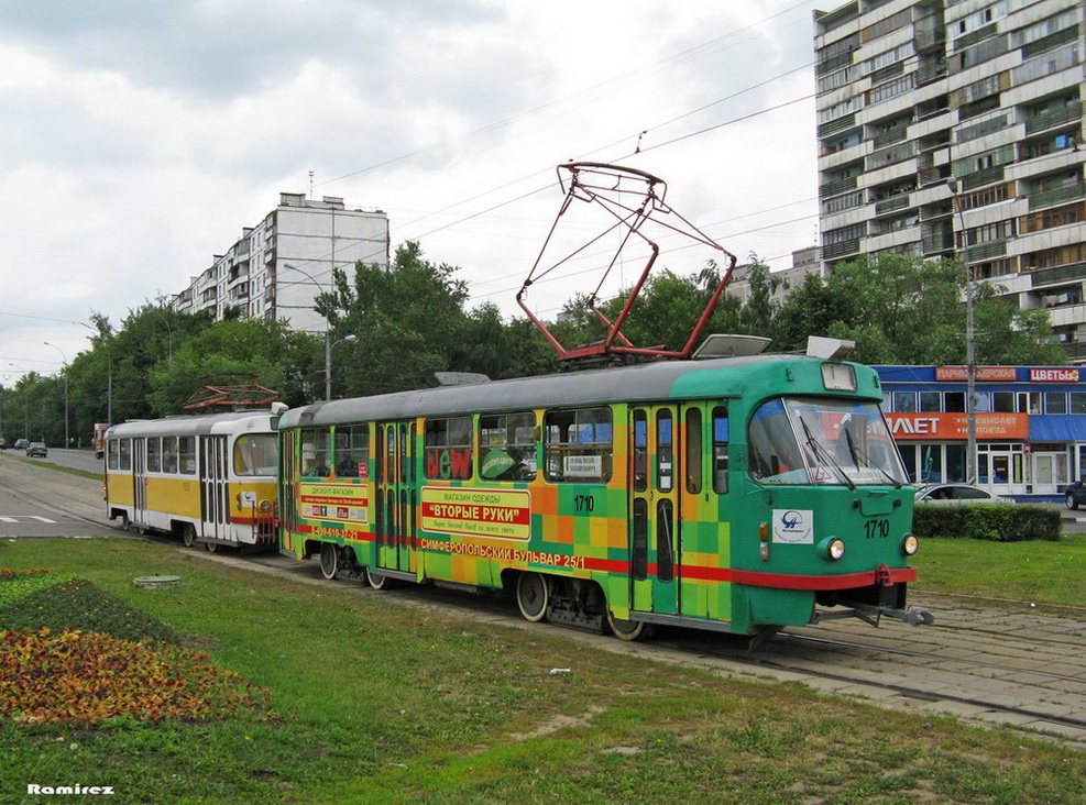 Moscow, Tatra T3SU # 1710 Moscow, Tatra T3SU # 1710