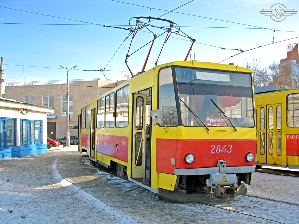 Волгоград, Tatra T6B5SU № 2843