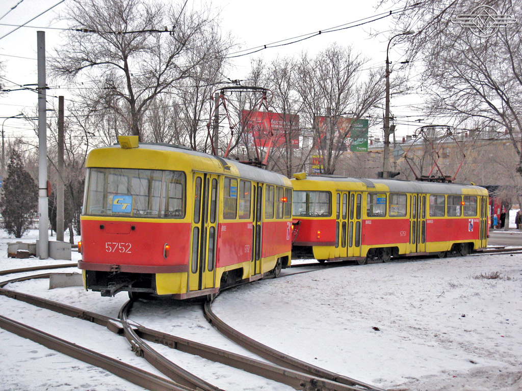 Волгоград, Tatra T3SU № 5751; Волгоград, Tatra T3SU № 5752