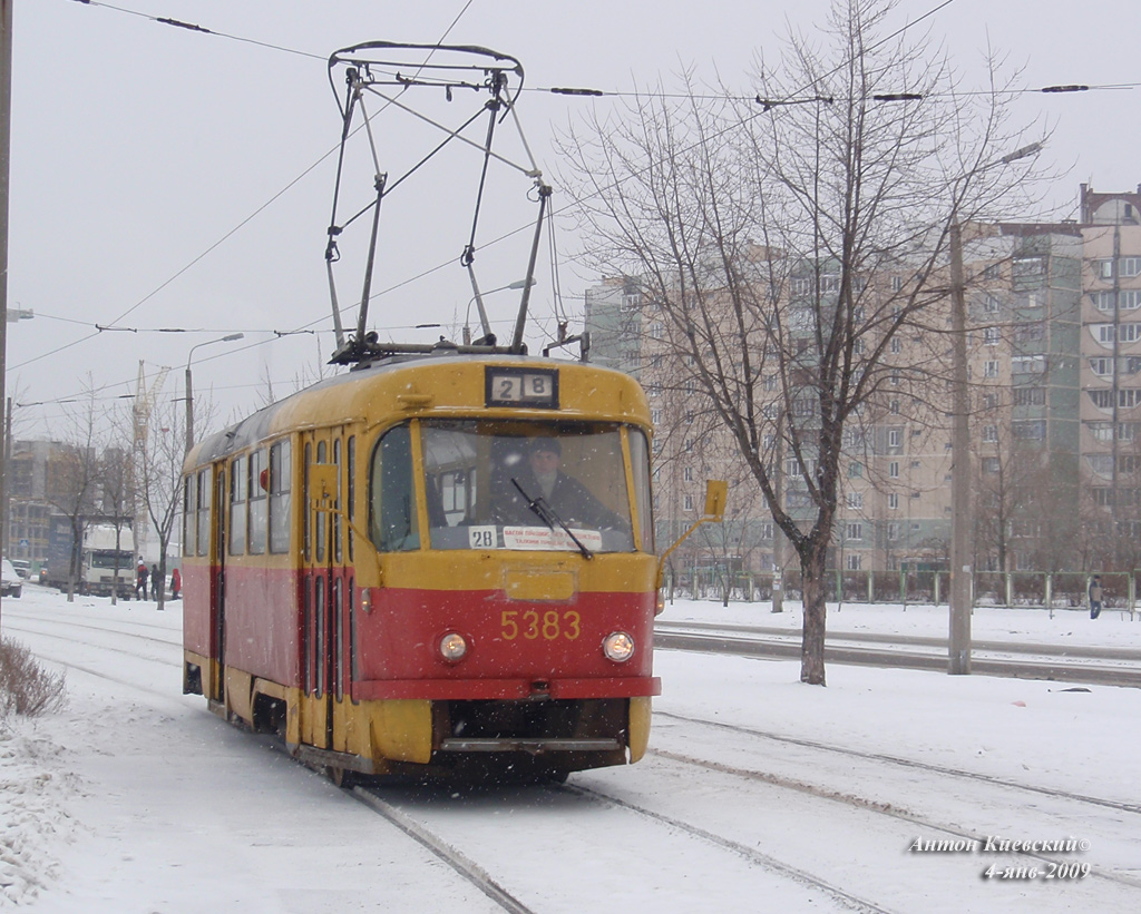 Киев, Tatra T3SU № 5383