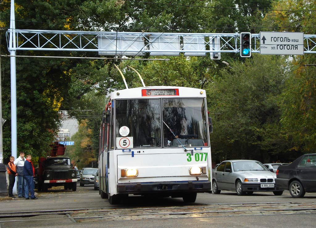 Almaty, Škoda 14Tr08/6 N°. 3077