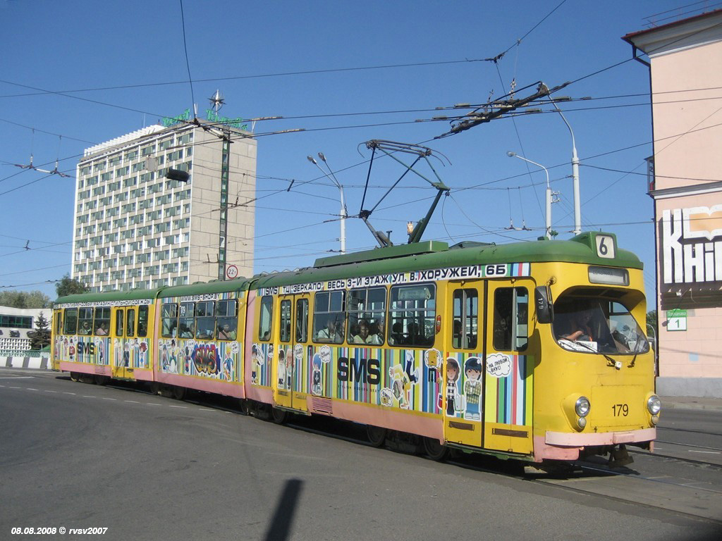 Minsk, DWM GT8-D № 179