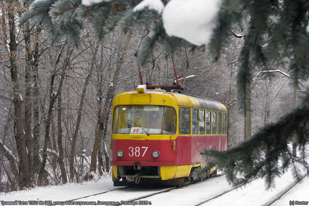 Запорожье, Tatra T3SU № 387
