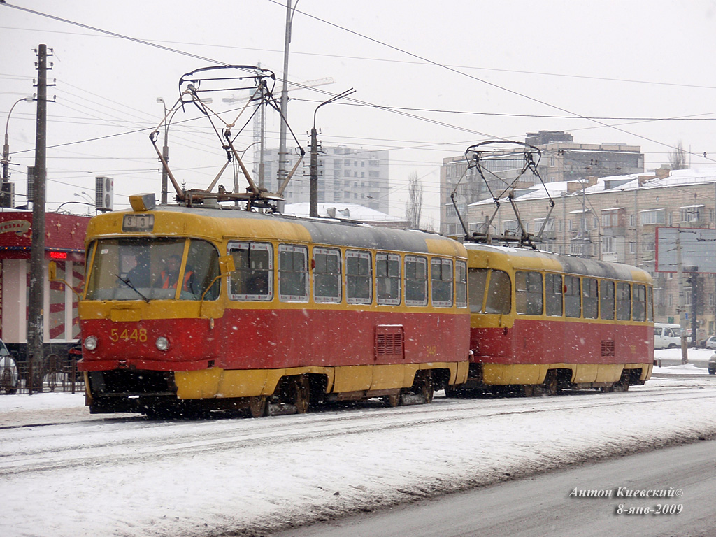 Киев, Tatra T3SU № 5448