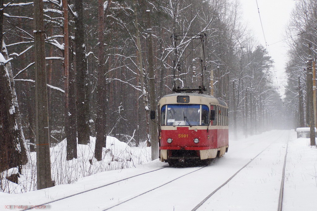 Киев, Tatra T3SU № 5991
