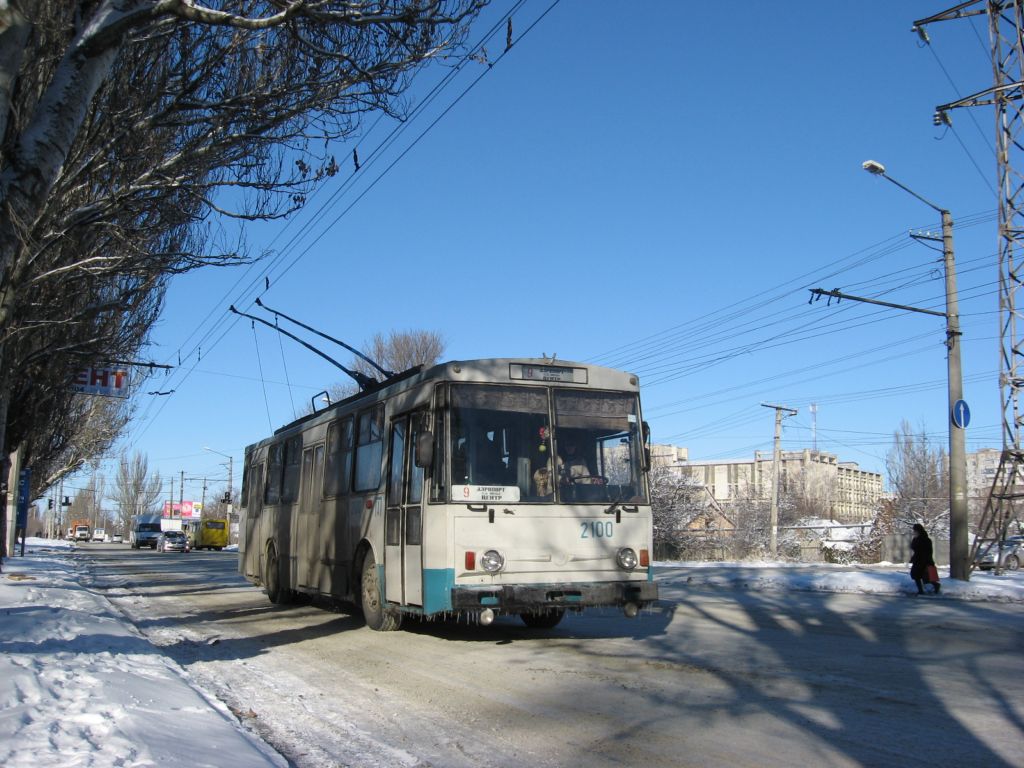 Крымский троллейбус, Škoda 14Tr89/6 № 2100