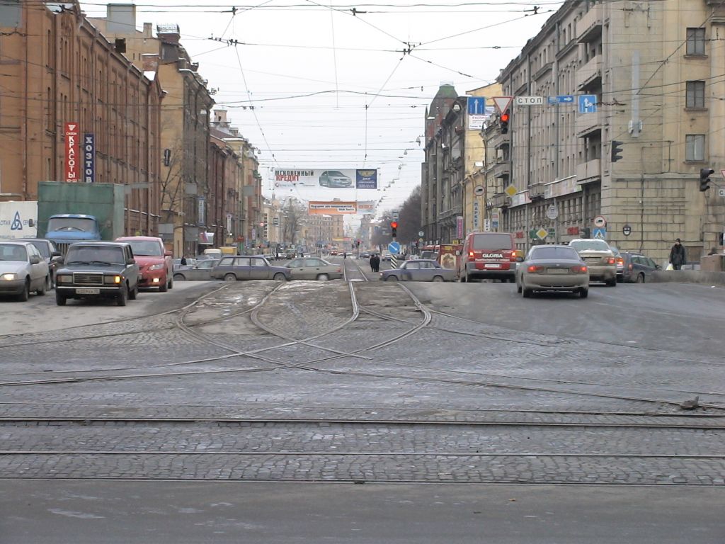 Санкт Петербург — Трамвайные линии и инфраструктура