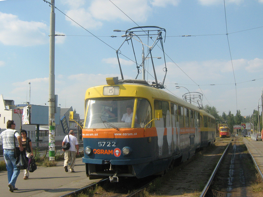 Киев, Tatra T3SU № 5722