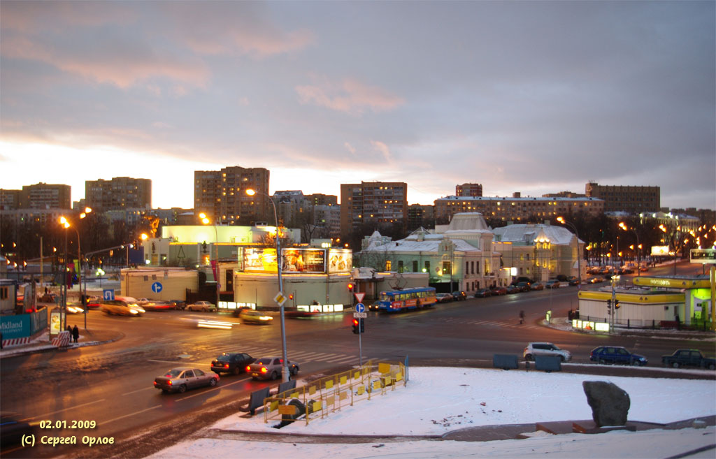 Москва — Виды с высоты; Москва — Трамвайные линии: ЦАО