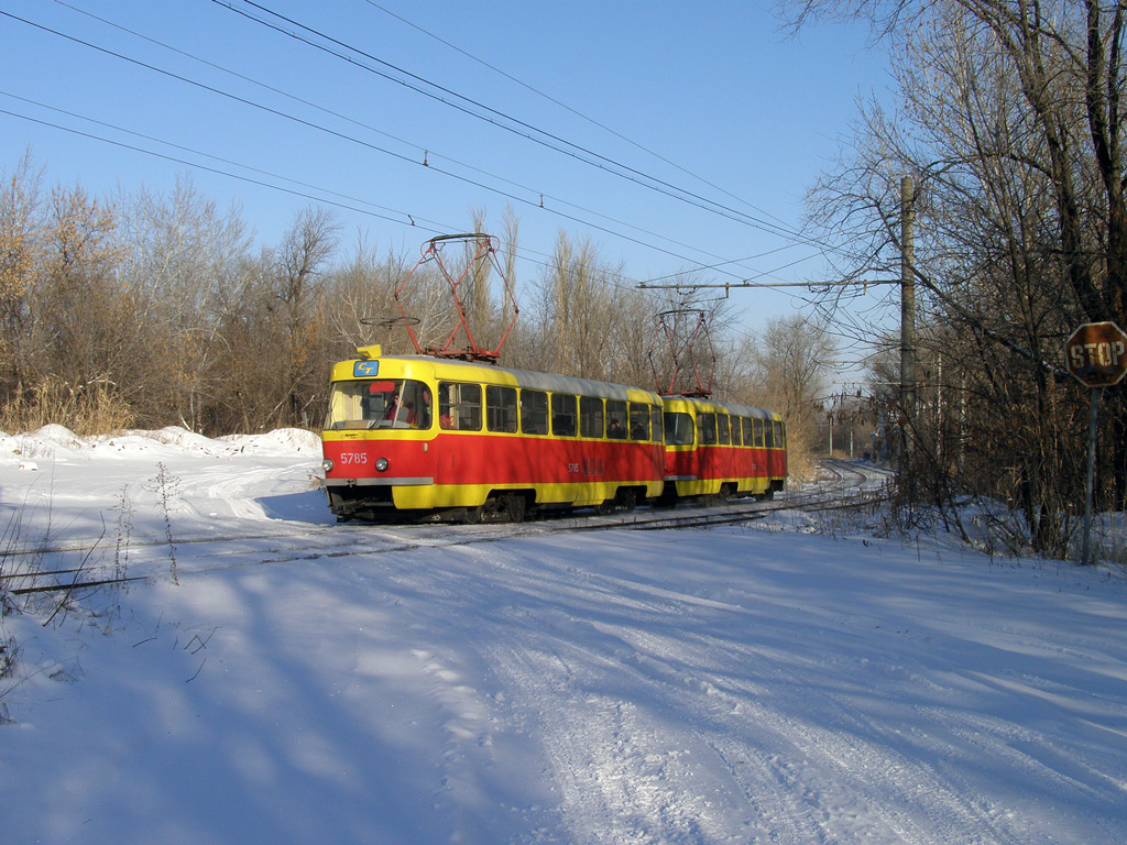 Волгоград, Tatra T3SU № 5785; Волгоград, Tatra T3SU № 5780 Волгоград, Tatra T3SU № 5785; Волгоград, Tatra T3SU № 5780