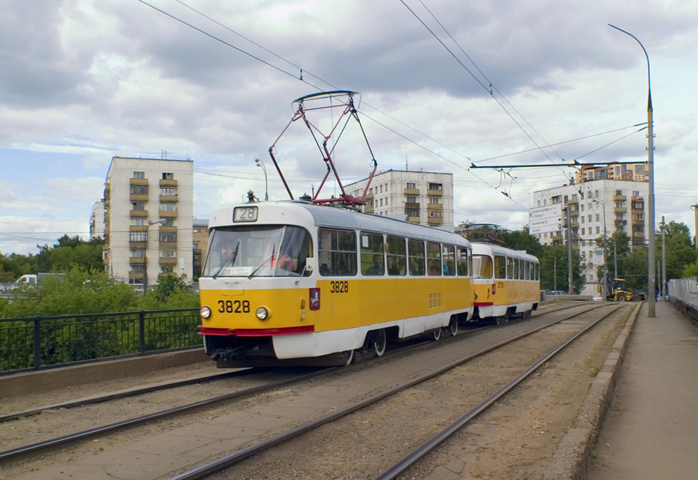 Maskva, Tatra T3SU nr. 3828