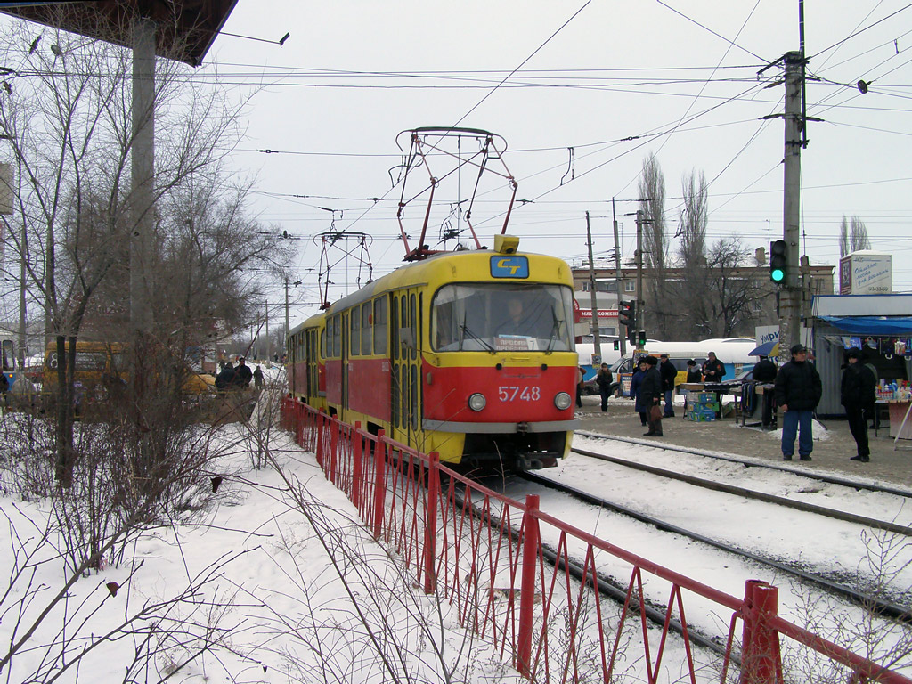 Волгоград, Tatra T3SU № 5748; Волгоград, Tatra T3SU № 5747
