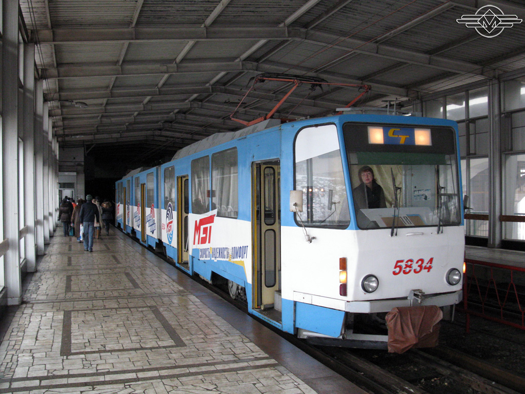 Volgograd, Tatra KT8D5 # 5834; Volgograd — Tram lines: [5] Fifth depot — Tram rapid transit