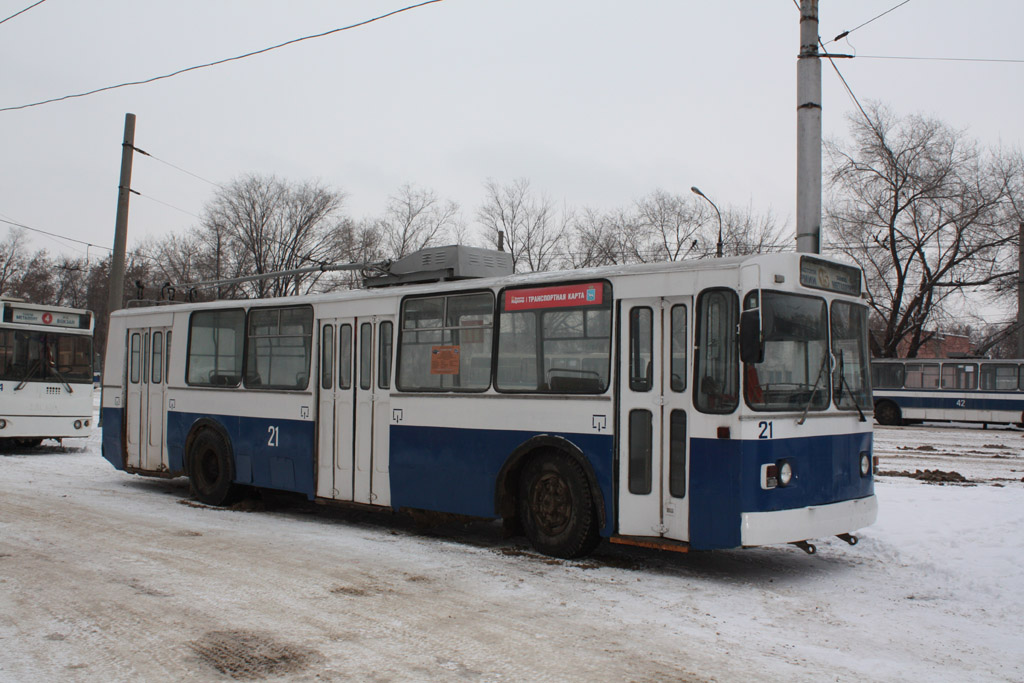 Самара, ЗиУ-682В [В00] № 21; Самара — Троллейбусное депо № 2