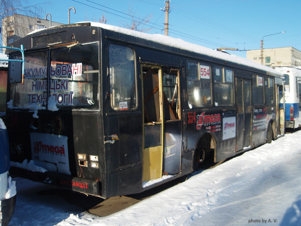 Львов, Škoda 14Tr89/6 № 554