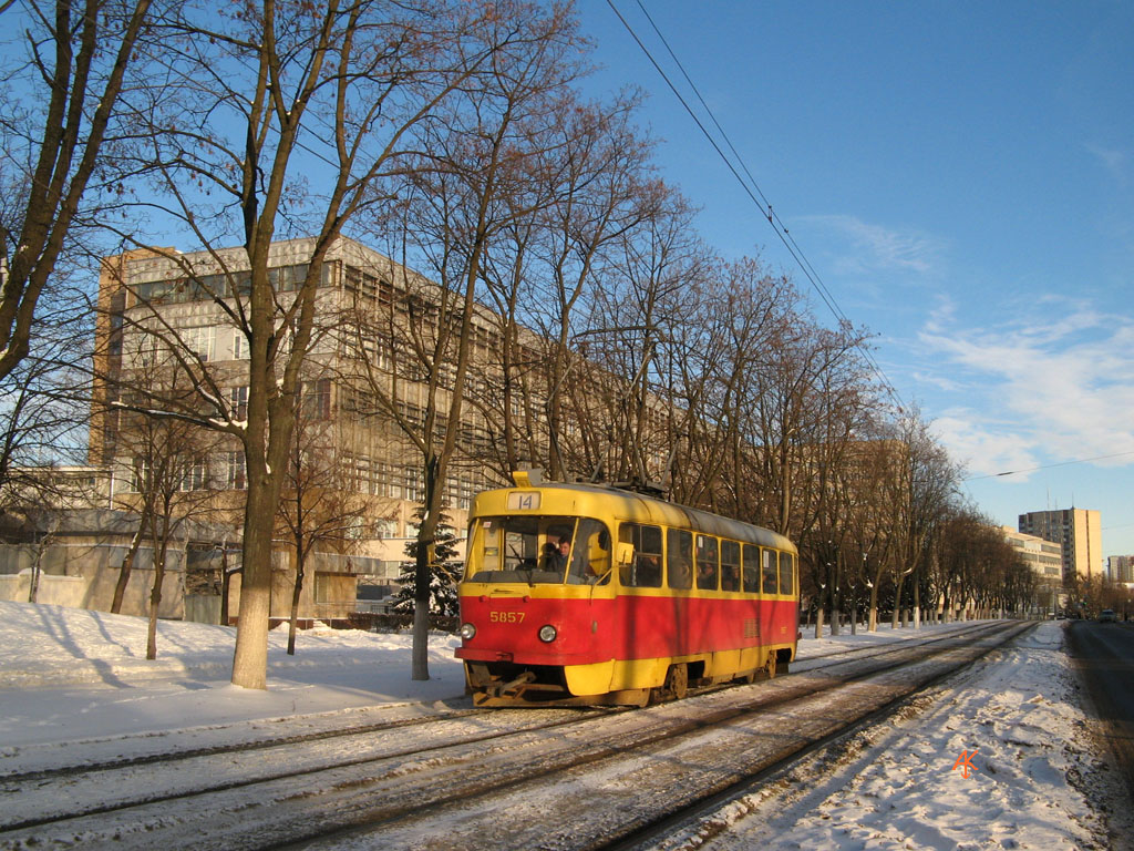 Киев, Tatra T3SU № 5857