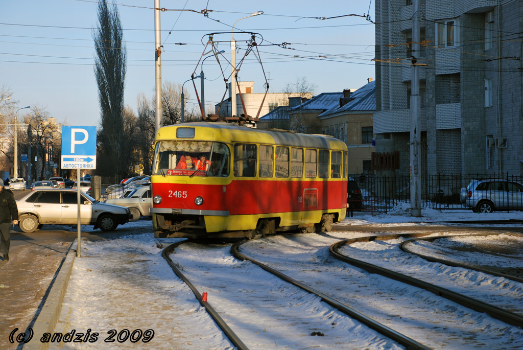 Волгоград, Tatra T3SU (двухдверная) № 2465