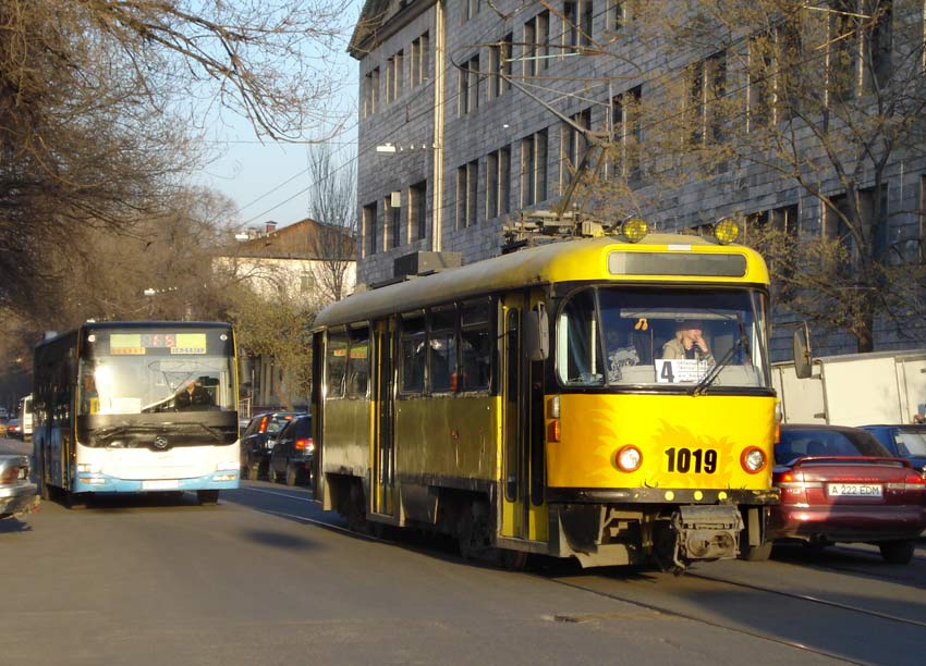 Алматы, Tatra T4D-MS № 1019 Алматы, Tatra T4D-MS № 1019
