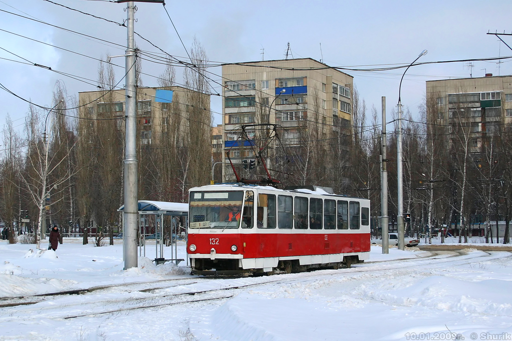 Липецк, Tatra T6B5SU № 132