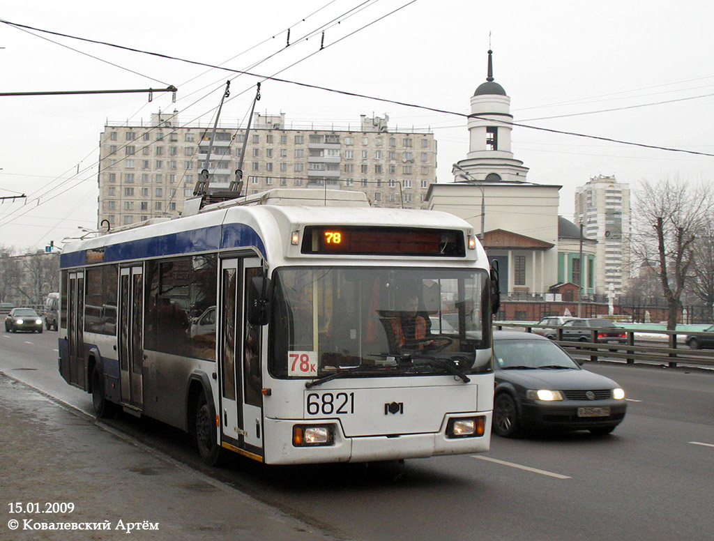 Москва, БКМ 321 № 6821